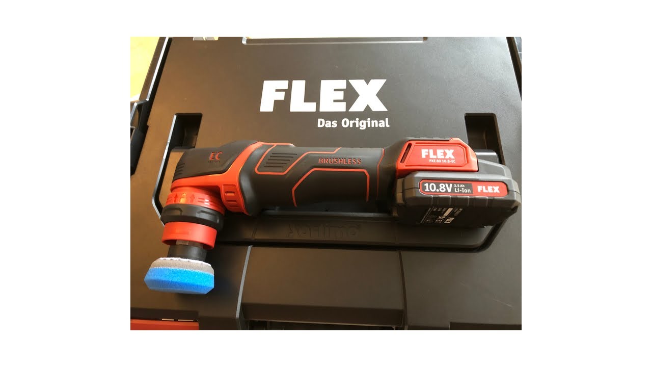 Flex PXE 80 Mini Akkupoliermaschine - Unboxing ...