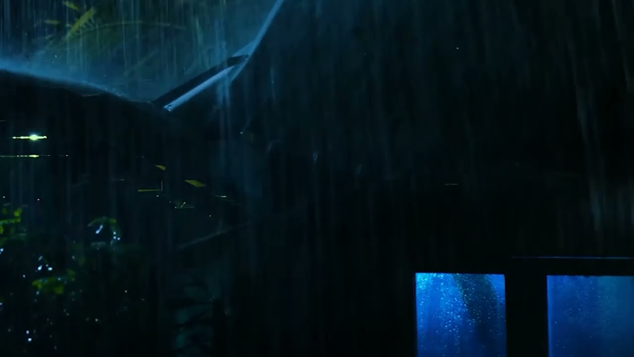 Sleep Instantly with Natural Rain on a Tin Roof | Calm Night Ambience