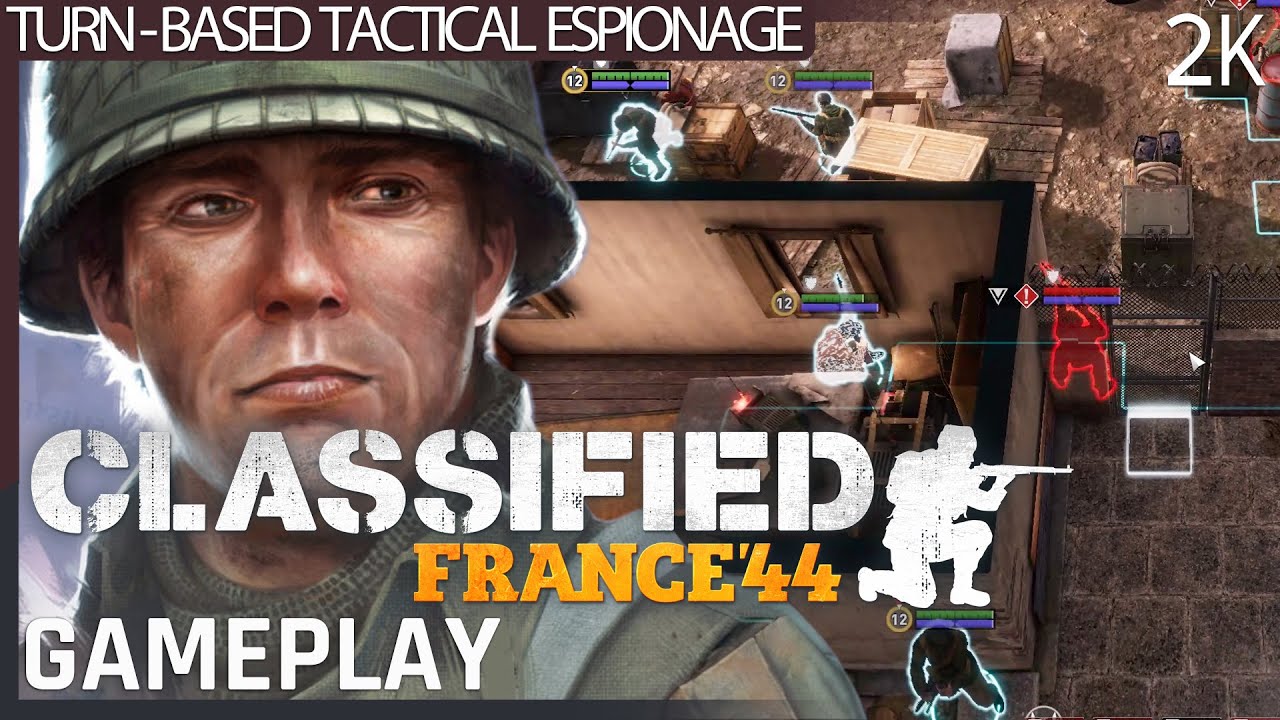 Classified: France '44 (2024) Turn-Based WW2 Tactical Espionage RTS (No Commentary) 1440p