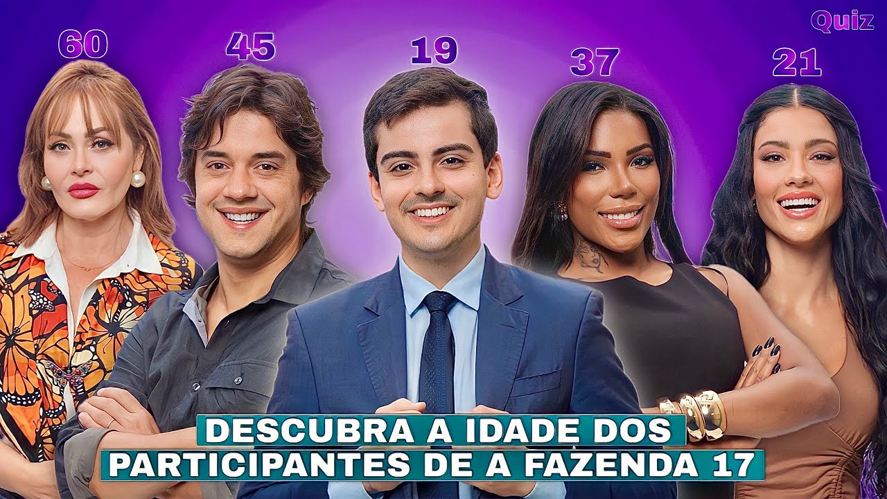 Saiba quais são as idades dos participantes de A Fazenda 17