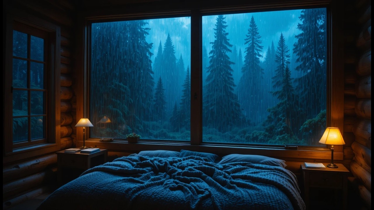 Ultimate Rain Sounds for Sleep | Heavy Rainstorm White Noise for Deep Relaxation