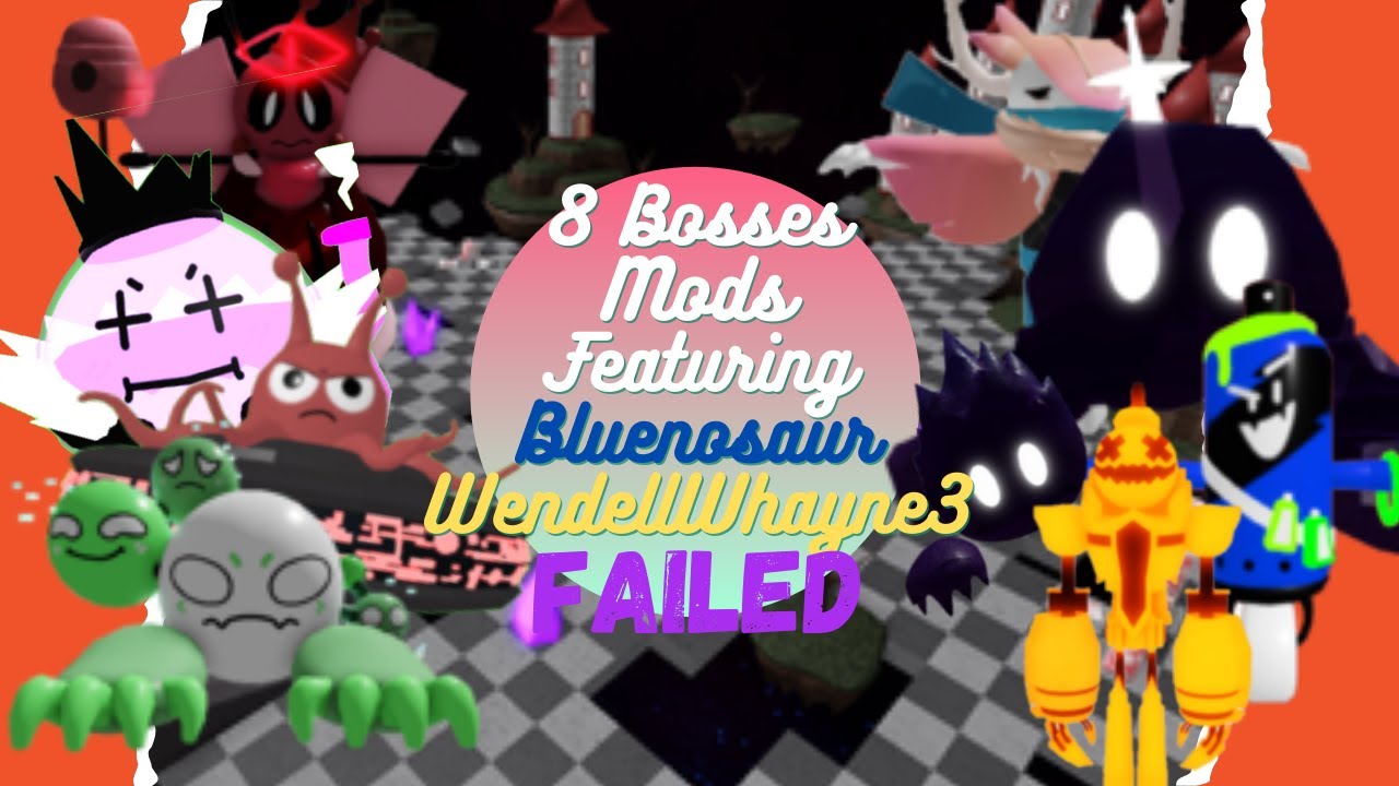 Tower Heroes: 8 BOSSES MODS, feat. Bluenosaur and WendellWhaeyne3
