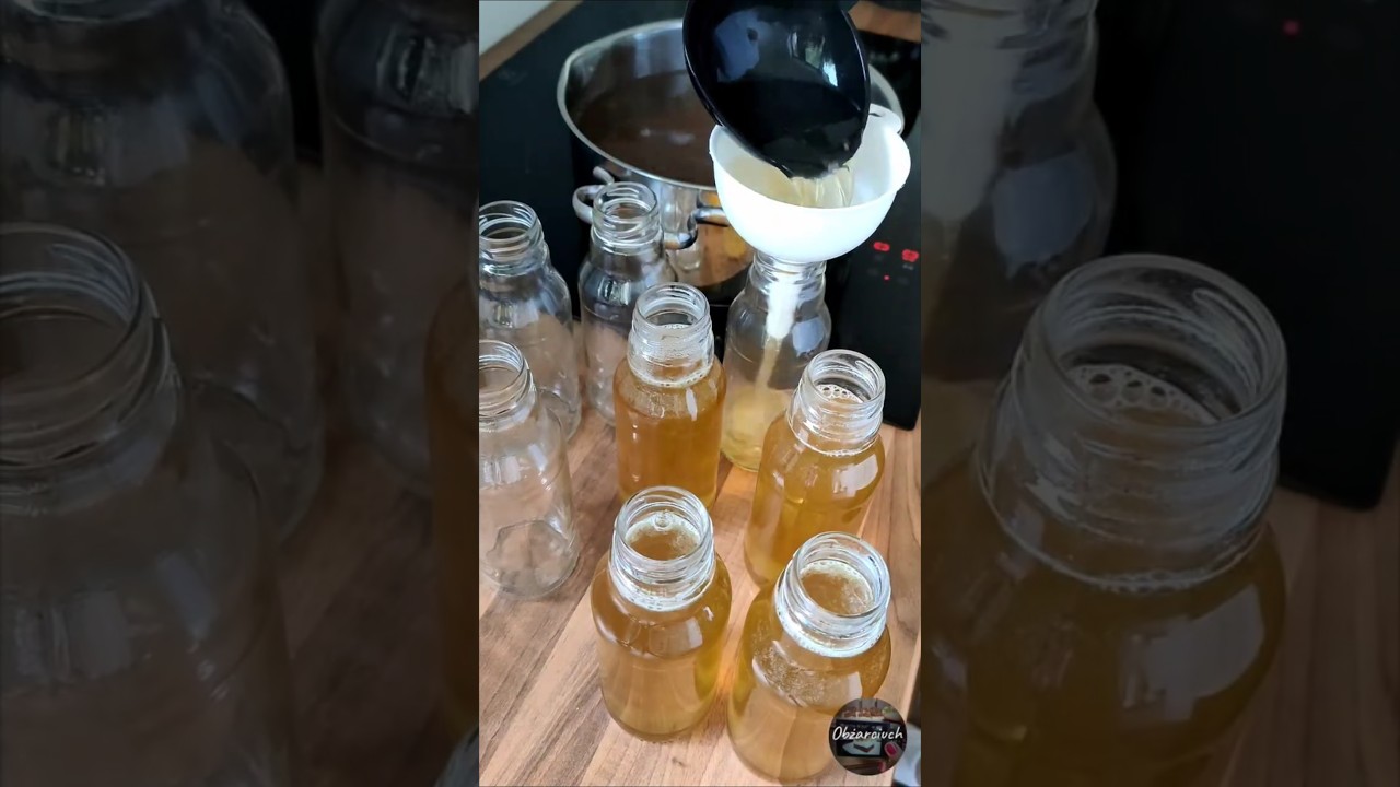 Bez pasteryzacji syrop z mięty na zimę