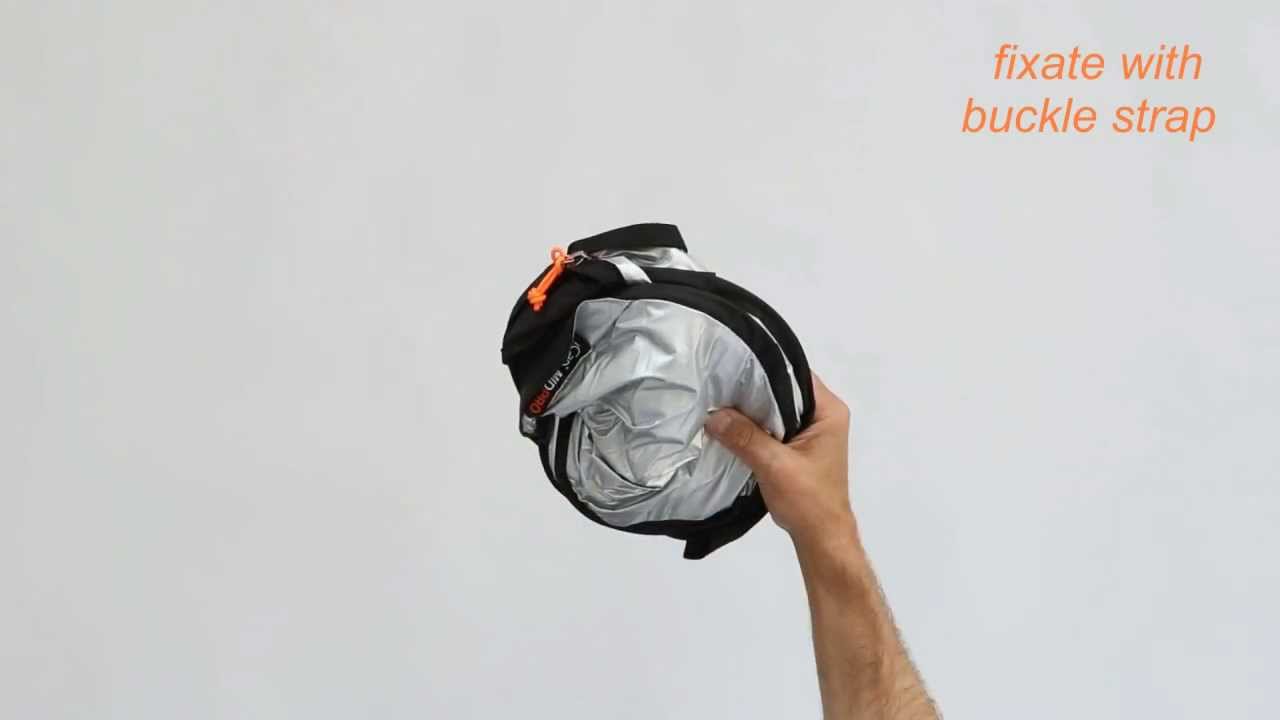 fold twist and pack your iCap notebooktent