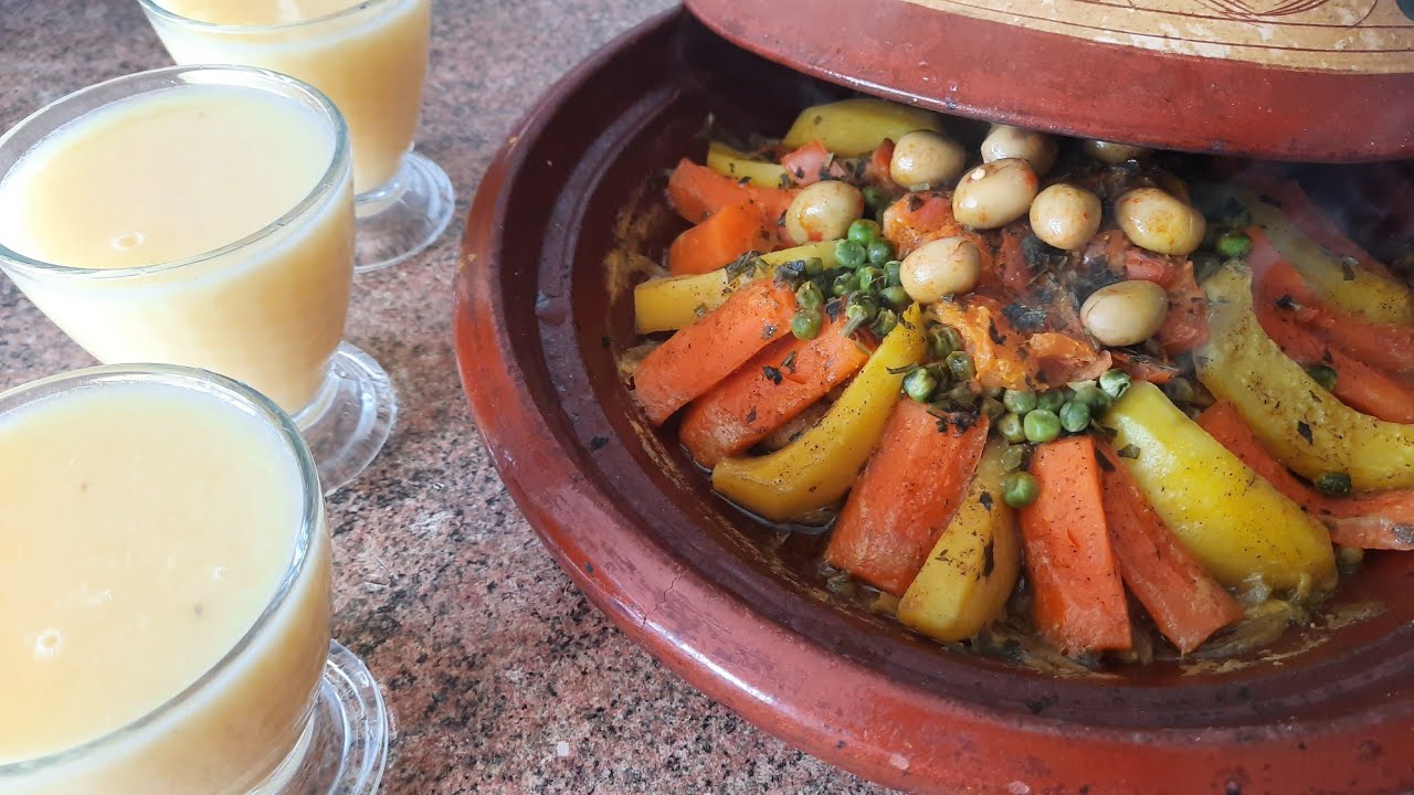 tajin de pollo con verduras/ receta fácil y rica + batido saludable 😋