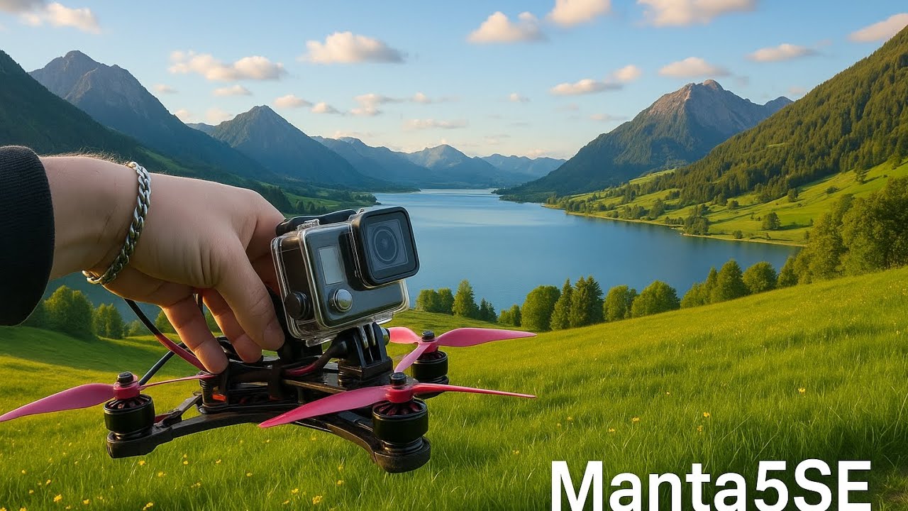 Paysage à rochefort dans le maine avec le manta 5 se et sa gopro hero 6