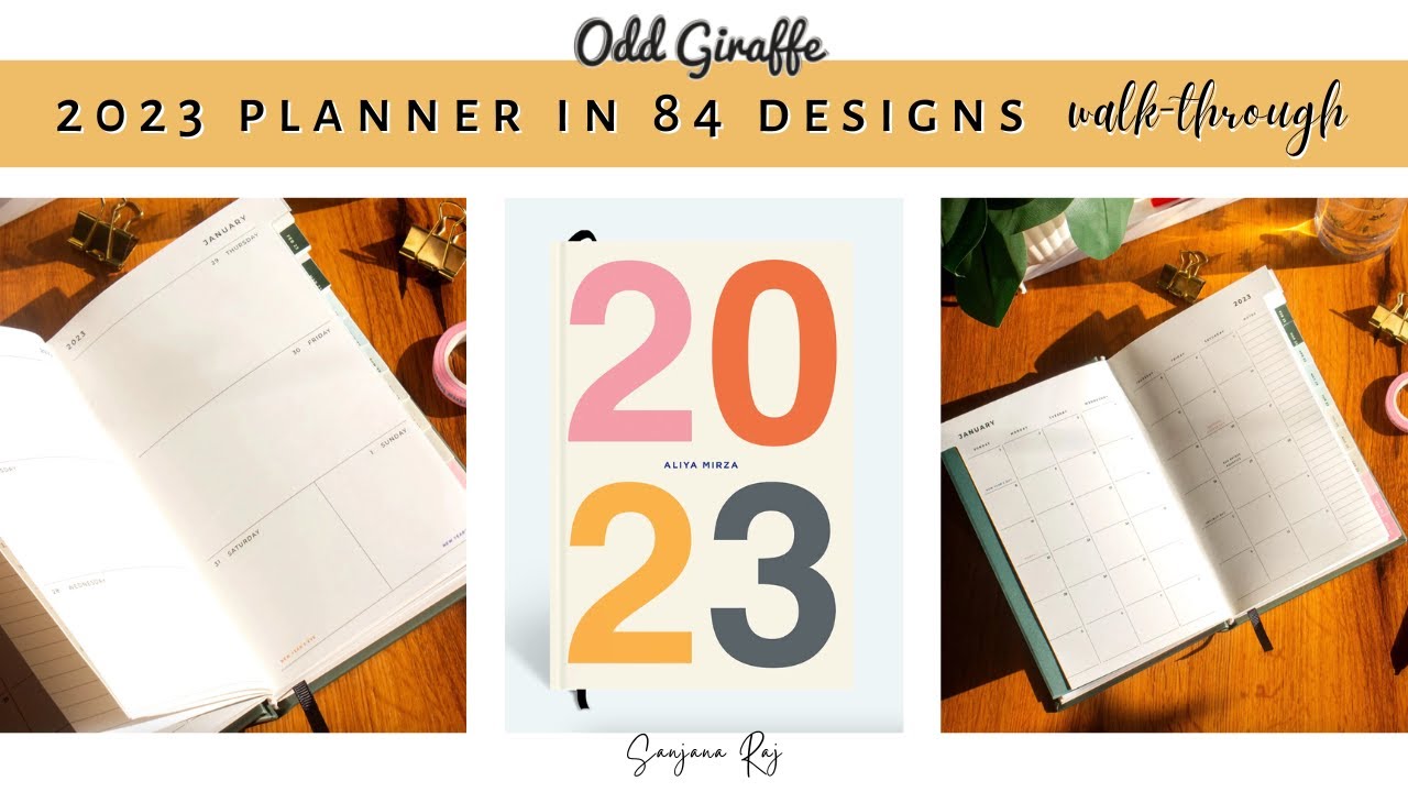 Odd Giraffe 2023 Planner | Indian Planners 2023 | Sanjana Raj