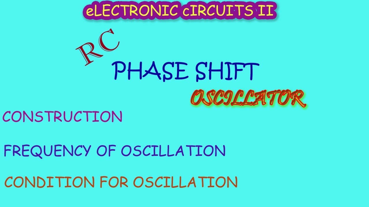 RC Phase Shift Oscillator