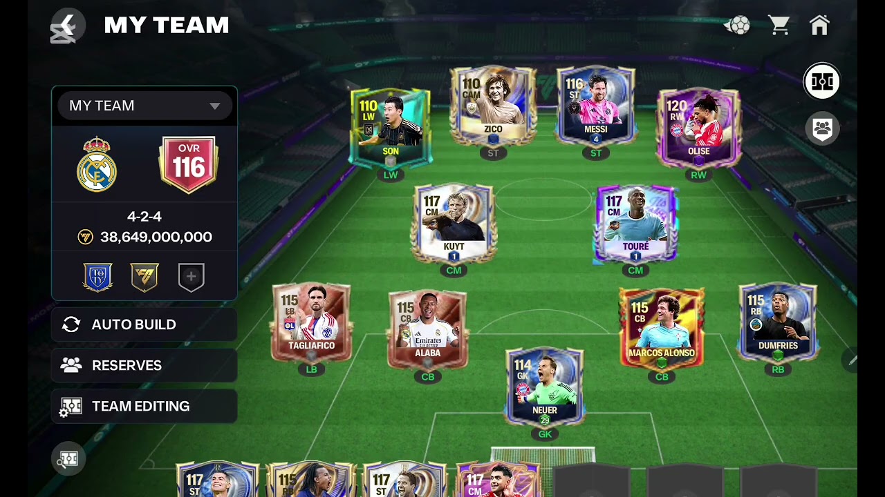 Fc mobile formations to use+424 team