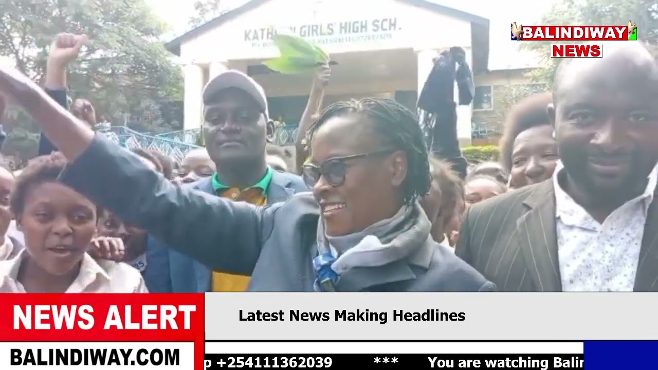 Big celebrations at Kathiani Girls High School after 10 students attained straight A in KCSE