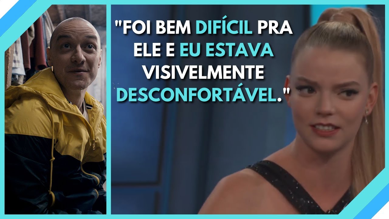 ANYA TAYLOR-JOY COMENTA SOBRE BEIJAR JAMES MCAVOY | LEGENDADO