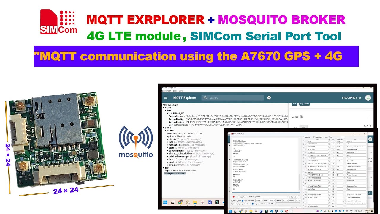 ESP32 | Send GPS Data to Server via MQTT | Part 3