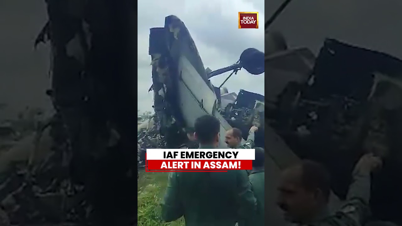 IAF AN-32: Incident Reported in Assam&rsquo;s Jorhat Region | Emergency Response Underway #iaf #assam