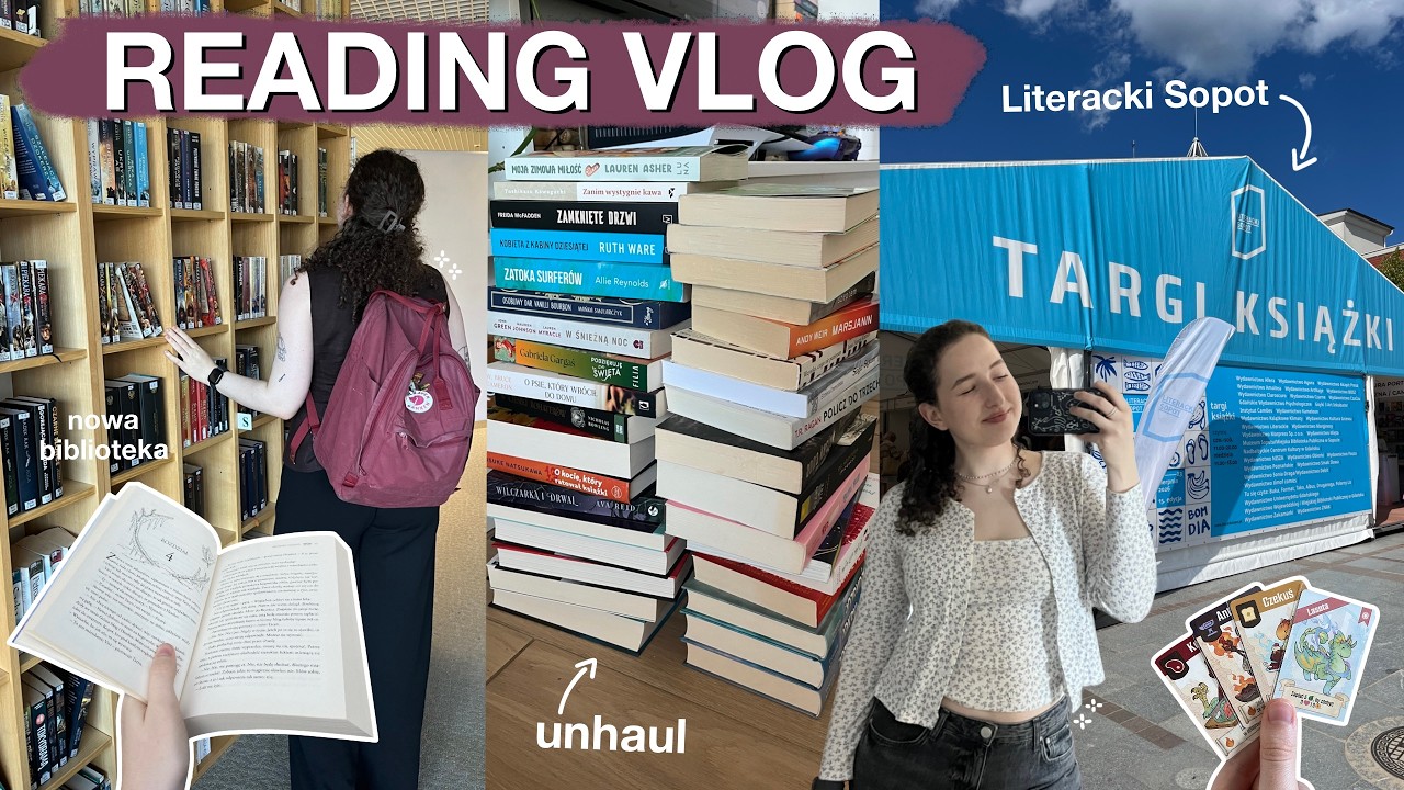 Literacki Sopot, unhaul, a new bookshelf, and a board game (finally) ⚓️📚 | READING VLOG