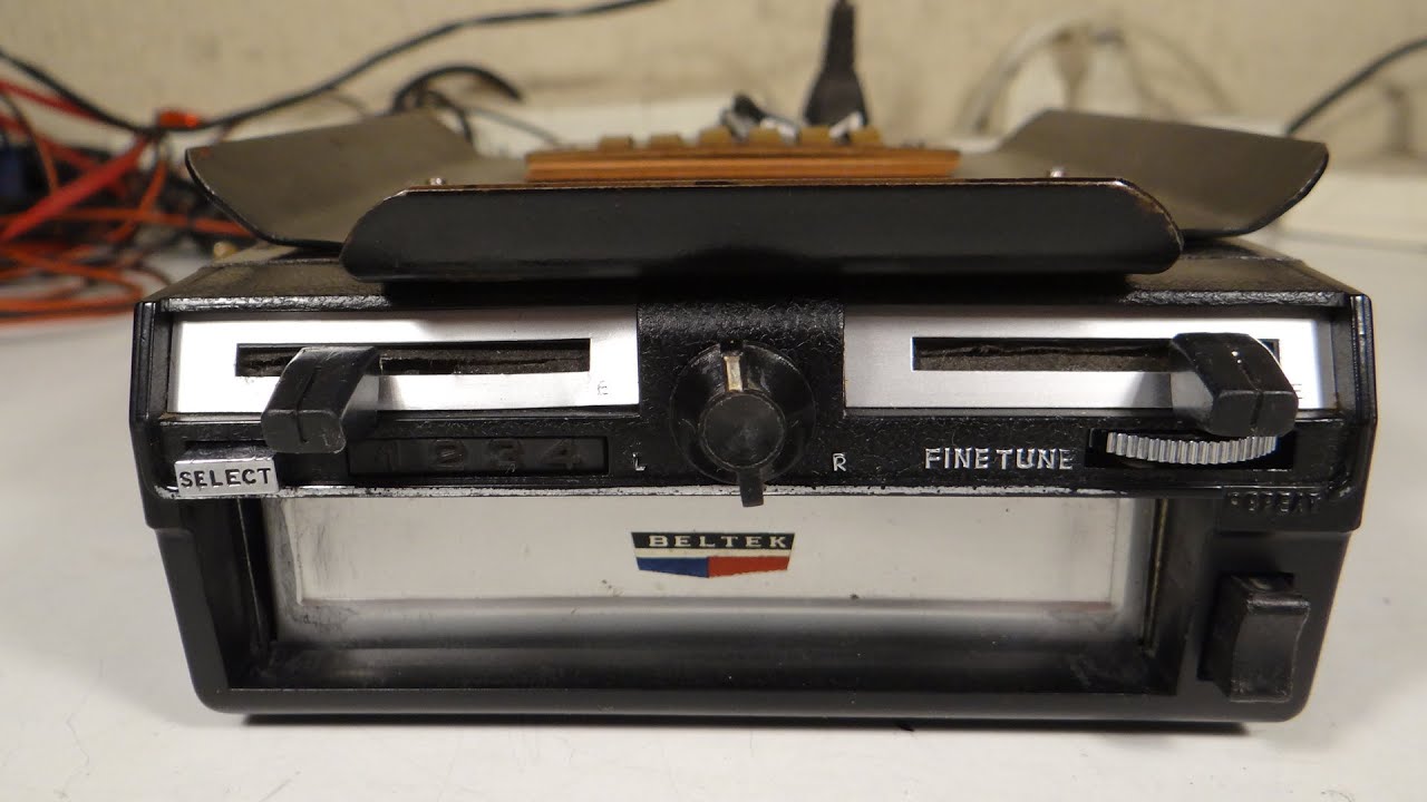 PASAMAGAZINES 8 TRACK TAPE PLAYER BELTEK 240Z ARGENTINA 1977 RESTAURACION P2