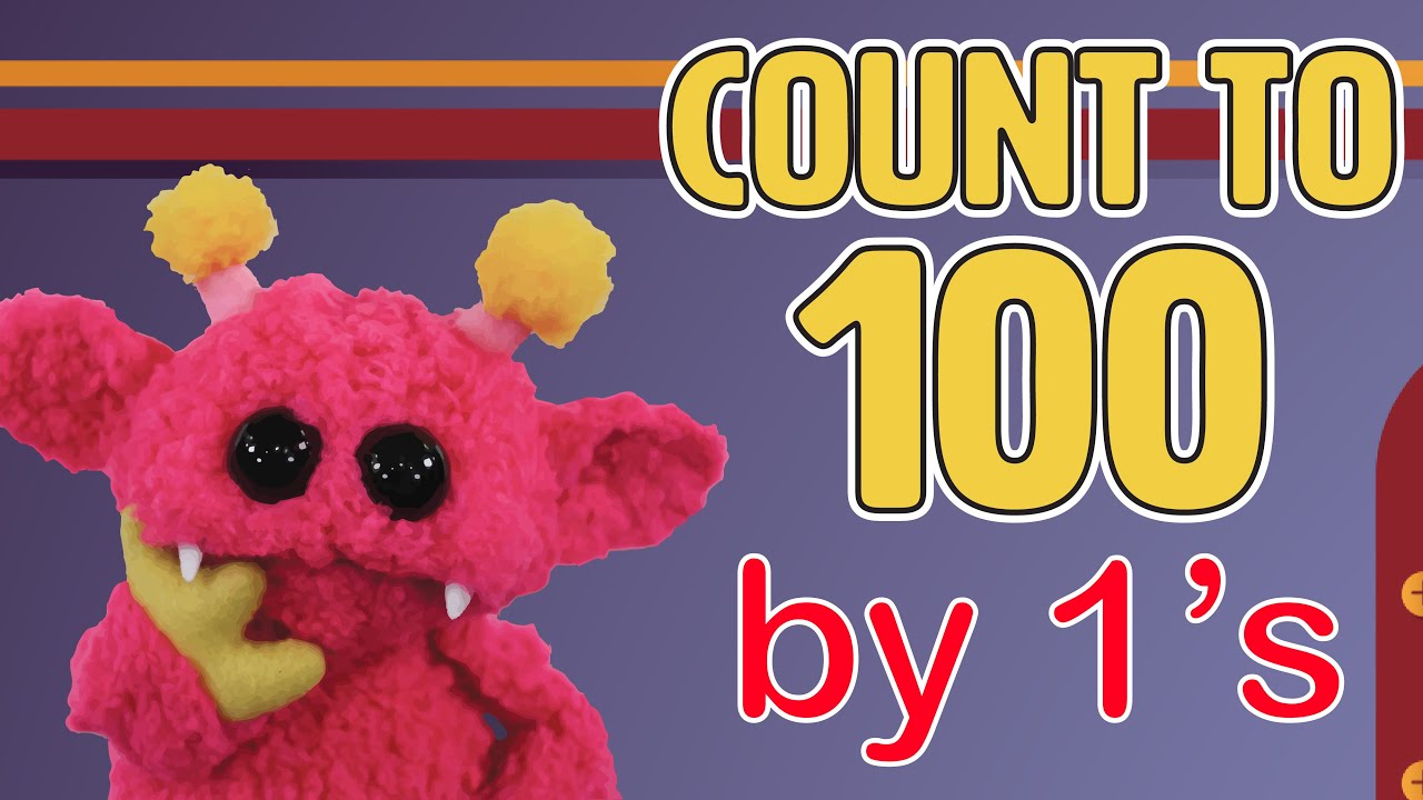 Count to 100! Counting by 1's with Hubble the Alien! | Nimalz Kidz! Songs and Fun! 100 School Days!