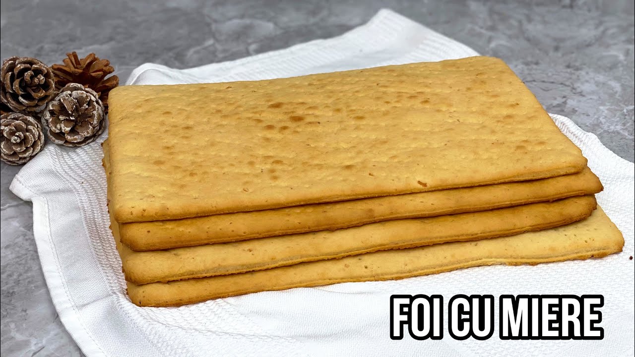 Foi cu miere - cele mai bune foi pentru prajituri - reteta fara cantar | @E.Gustos