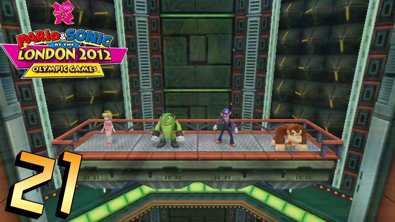 Mario and Sonic at the London 2012 Olympic Games: Part 21 - Dream Trampoline