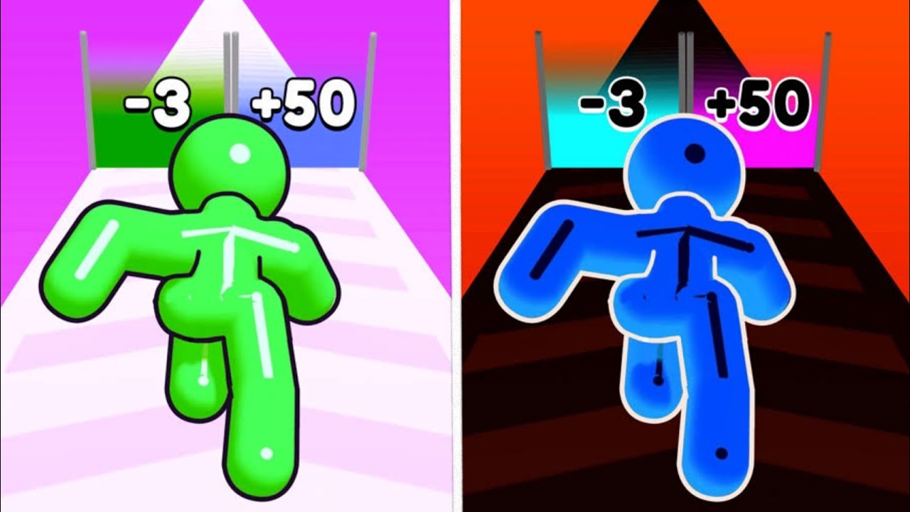 Tall Man Run vs  Reverse Video Ball Colour Run walkthrough , iOS Android New Update ( part : 36 )