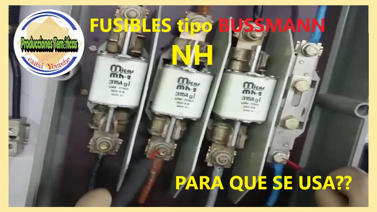 fusibles BUSSMANN, tipo NH..que son?