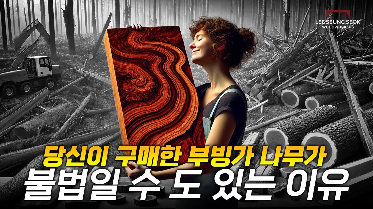 혹시 내가 구매한 나무가 불법이라면? 외국 목재를 구매할때 알아두어야 합니다