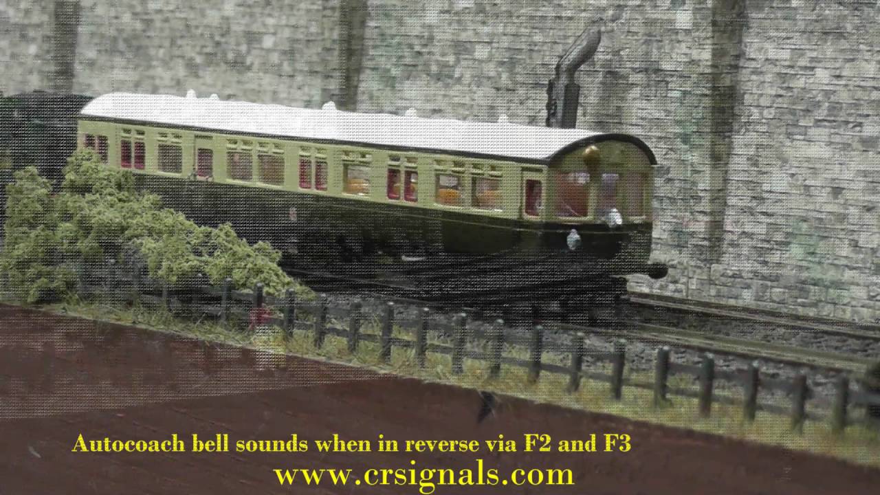 DCC Sound N Gauge Farish Pannier Tank with Dapol Autocoach