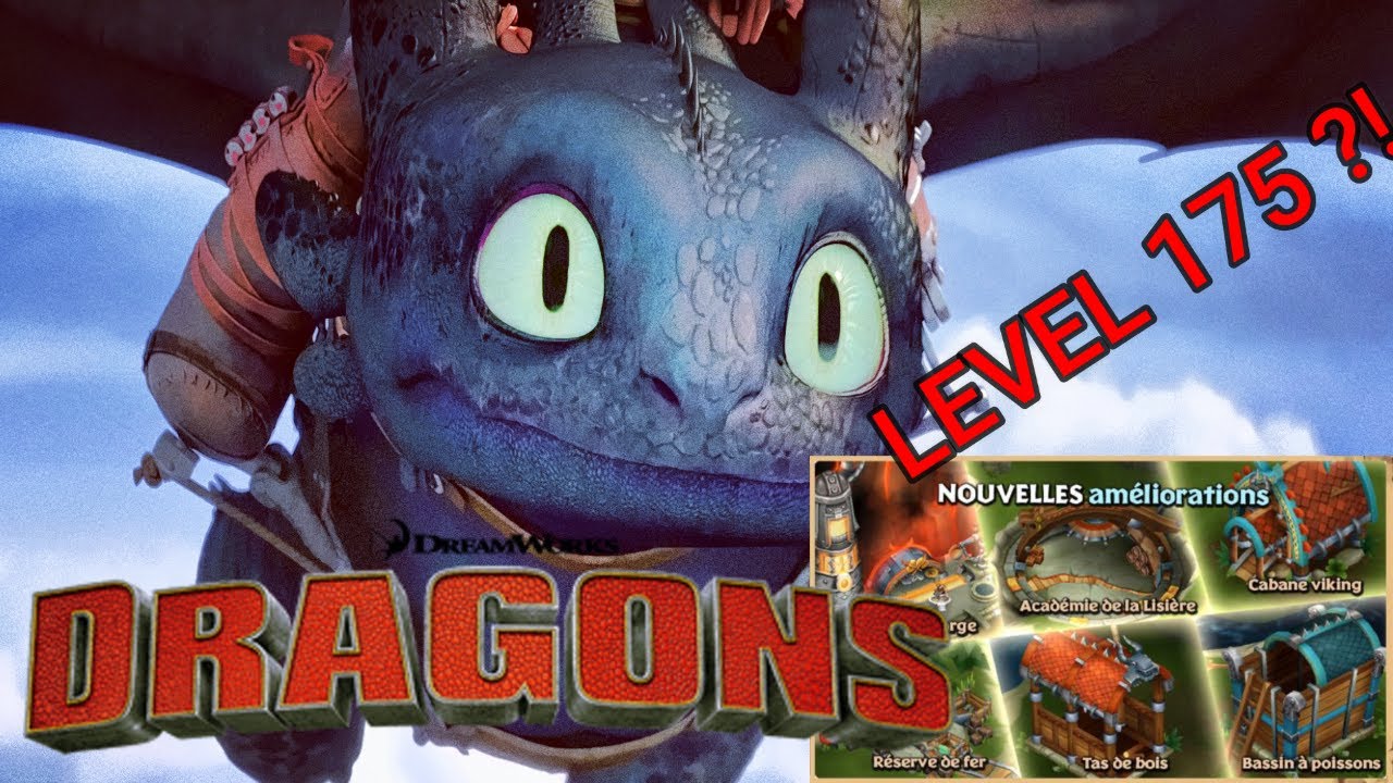 C'EST ARRIVÉ ! PLEIN D'AMELIORATION ET LE NIVEAU 175 !! 🥳 Dragons L'Envol de Beurk #39