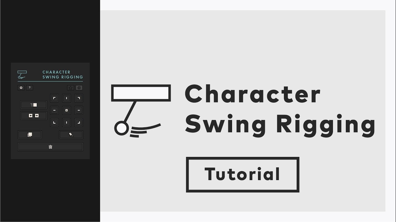 After Effects Script - Character Swing Rigging - Tutorial