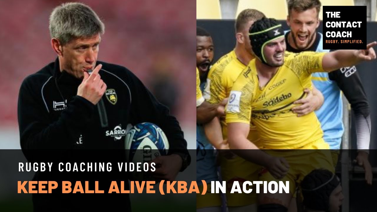 Rugby: Keep Ball Alive (KBA) in Action From La Rochelle