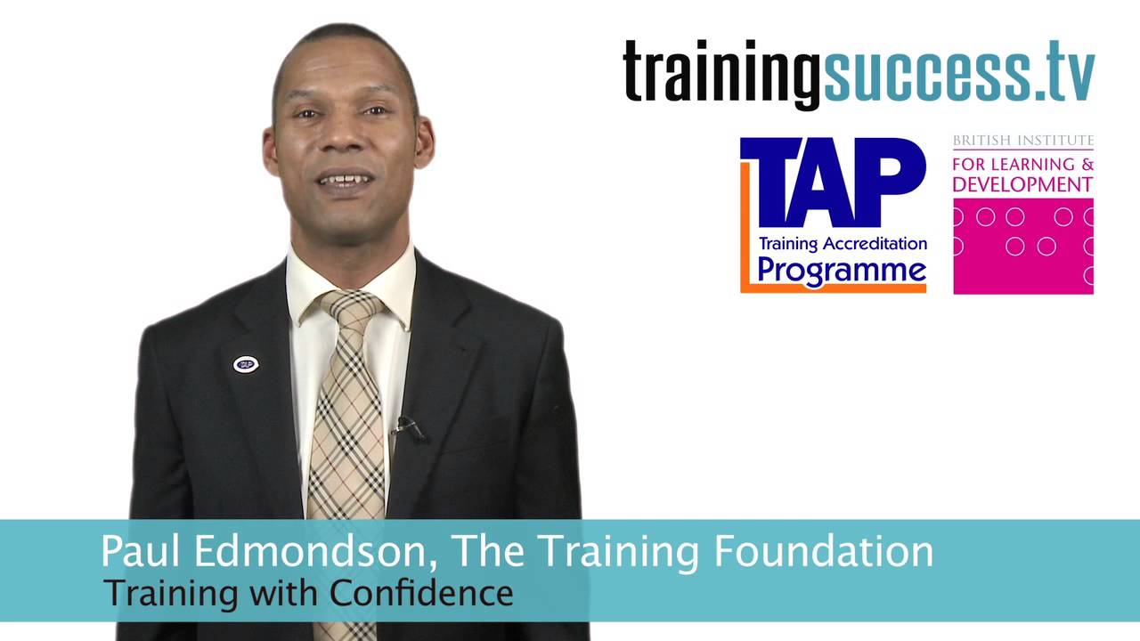 Training with Confidence - TAP Training Tip
