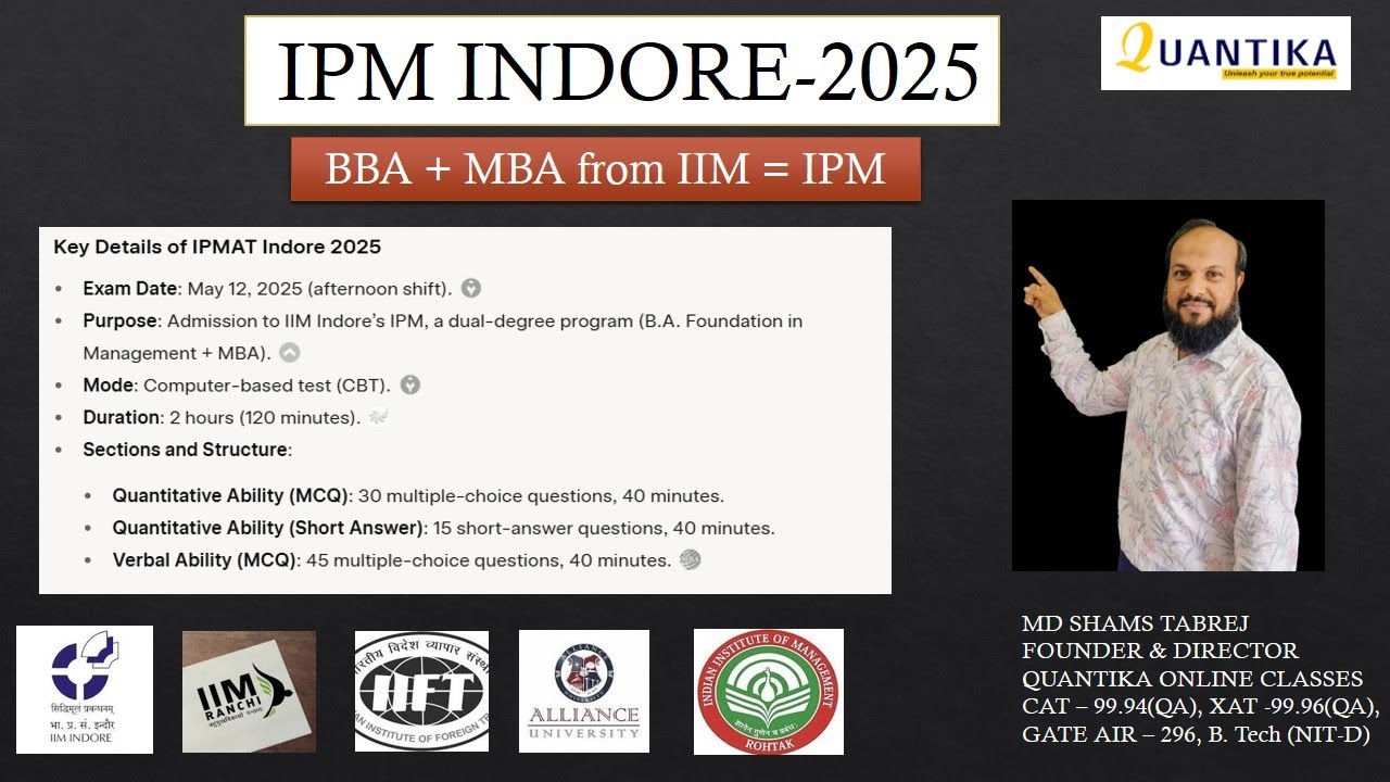 Last Minute Tips for IPMAT Indore 2025. cut offs. #ipmatprep #ipmat2025 #iimindore #neet #iift2025