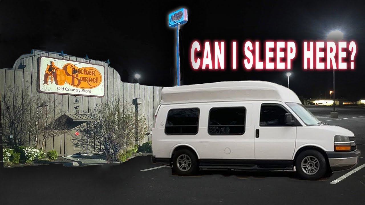 Living in a Van | Overnight Parking at the Cracker Barrel