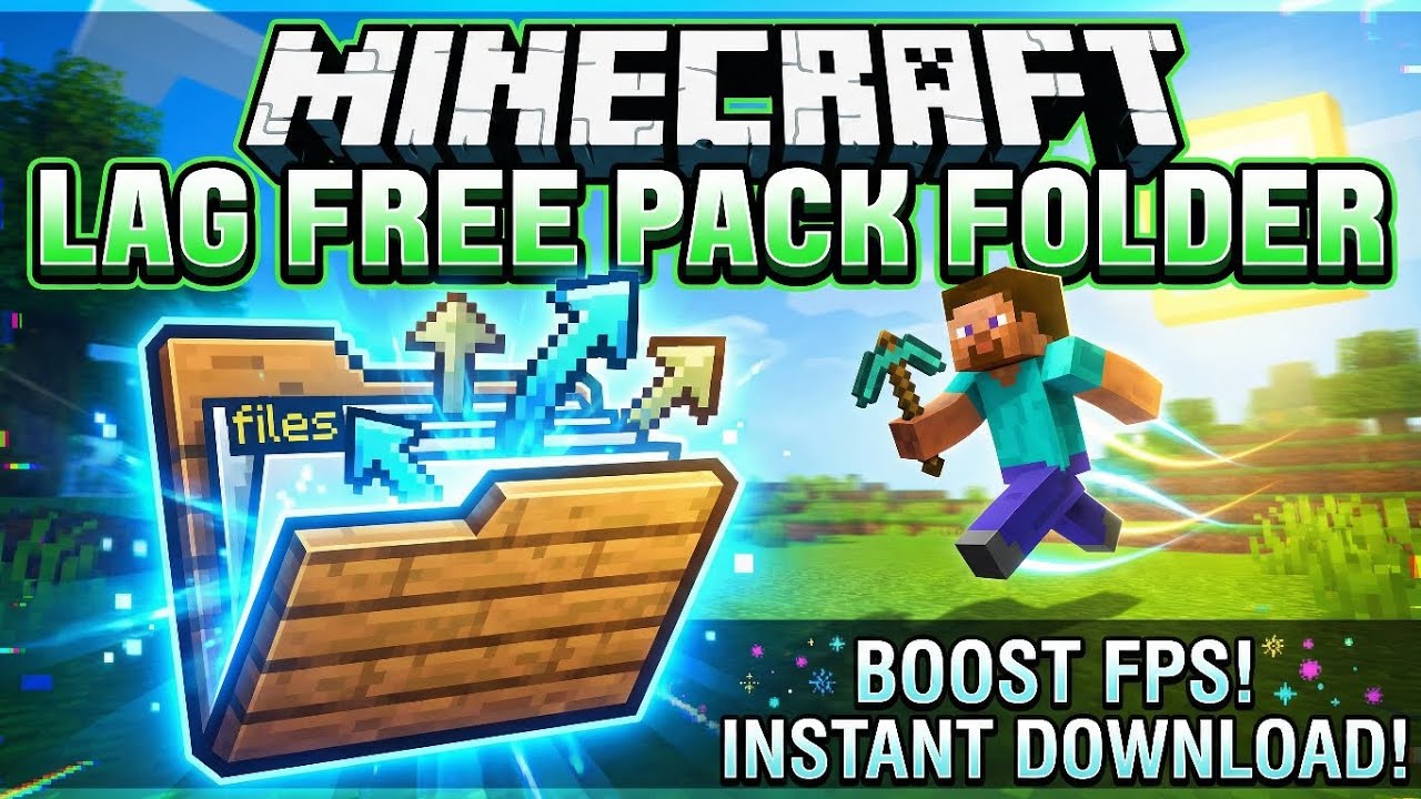 🚀 FIX LAG IN MINECRAFT PE! | Best Lag-Free Pack Folder 🔥📱