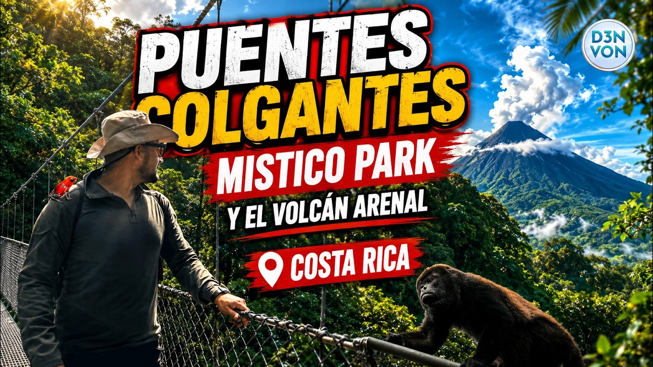 Los Puentes Colgantes Más Impresionantes de Costa Rica | Mistico Park y Volcán Arenal