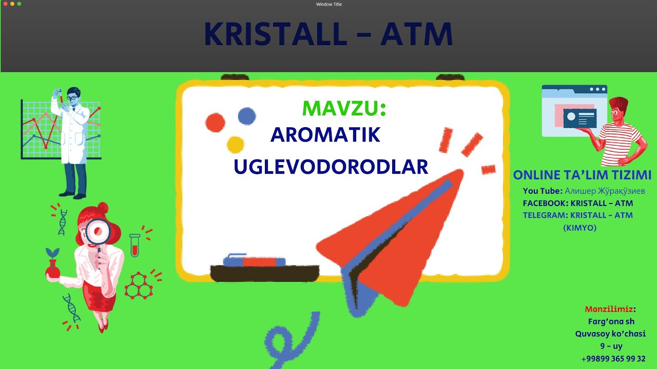 AROMATIK UGLEVODORODLAR (ARENLAR)