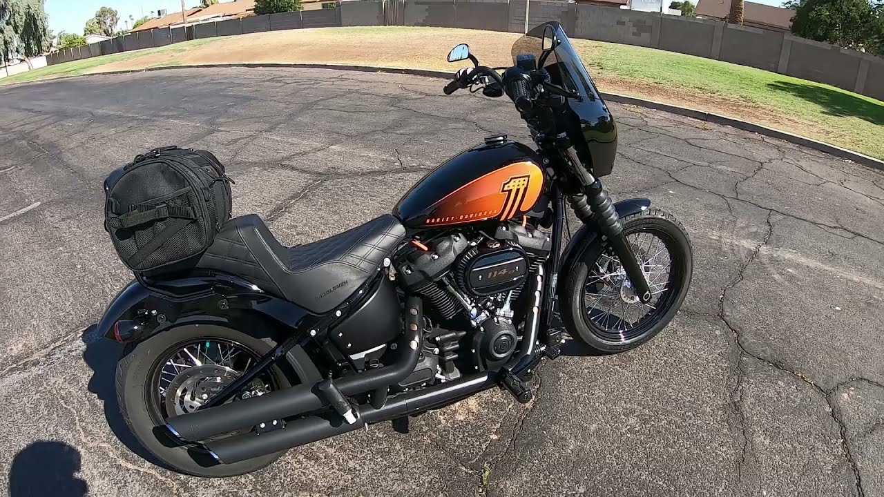 2021 Street Bob 114 4 month updates & mods