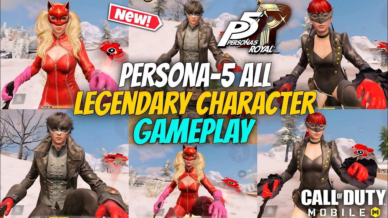 Season 6 All New Legendary Character GamePlay Battle Royale Leaked | Persona-5 Royal | CODM S6 Leaks