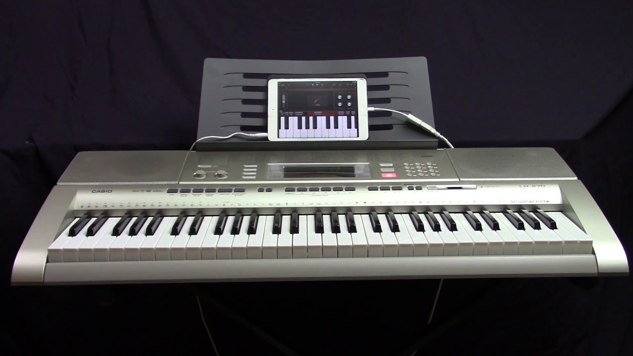 Casio LK 270 Meets Garage Band IOS