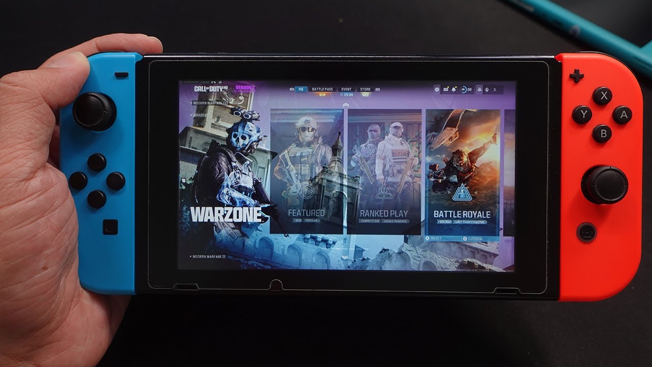 COD WarZone Gameplay On Nintendo Switch