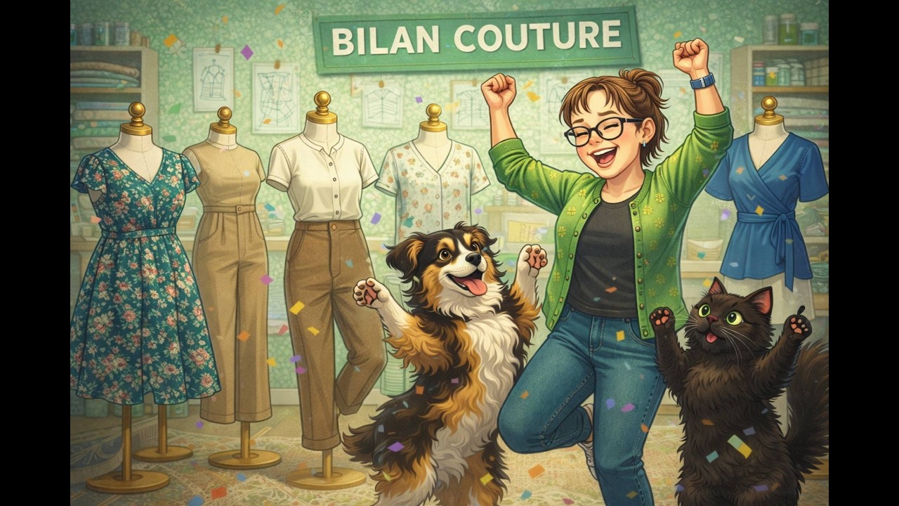 Bilan Couture Mi-Mars : robes, blouses, jean… je vous dit tout sur mes cousettes