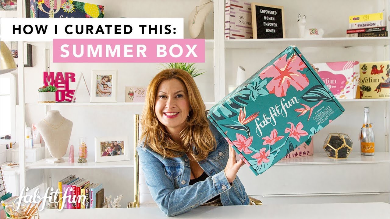 Summer 2019 Box Full Reveal | How I Curated This with Katie Kitchens | FabFitFun