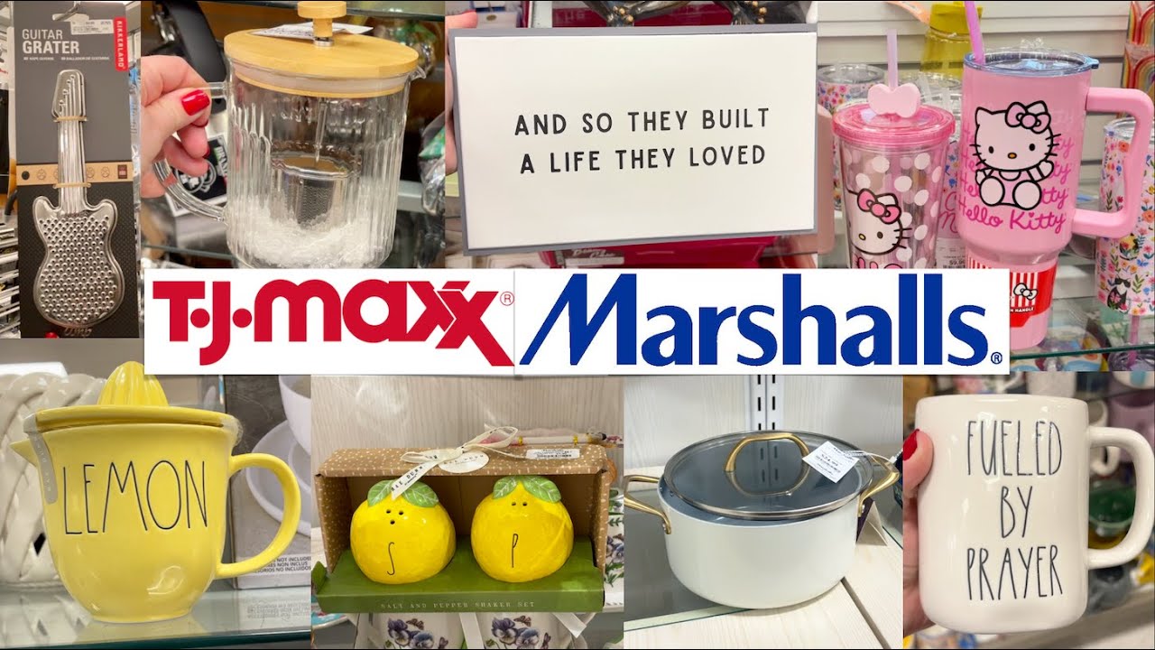 HOME GOODS, TJ MAXX, MARSHALLS HOME DECOR SHOP WITH ME 2024, KITCHEN FINDS, RAE DUNN NEW ITEMS #shop