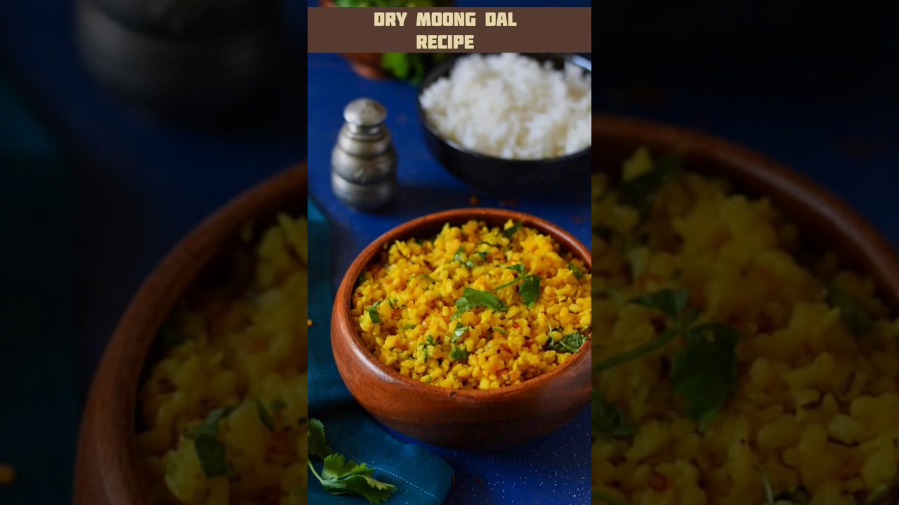 Dry Moong Dal Sabji Recipe | सूखी मूंग दाल | #cooking #shorts