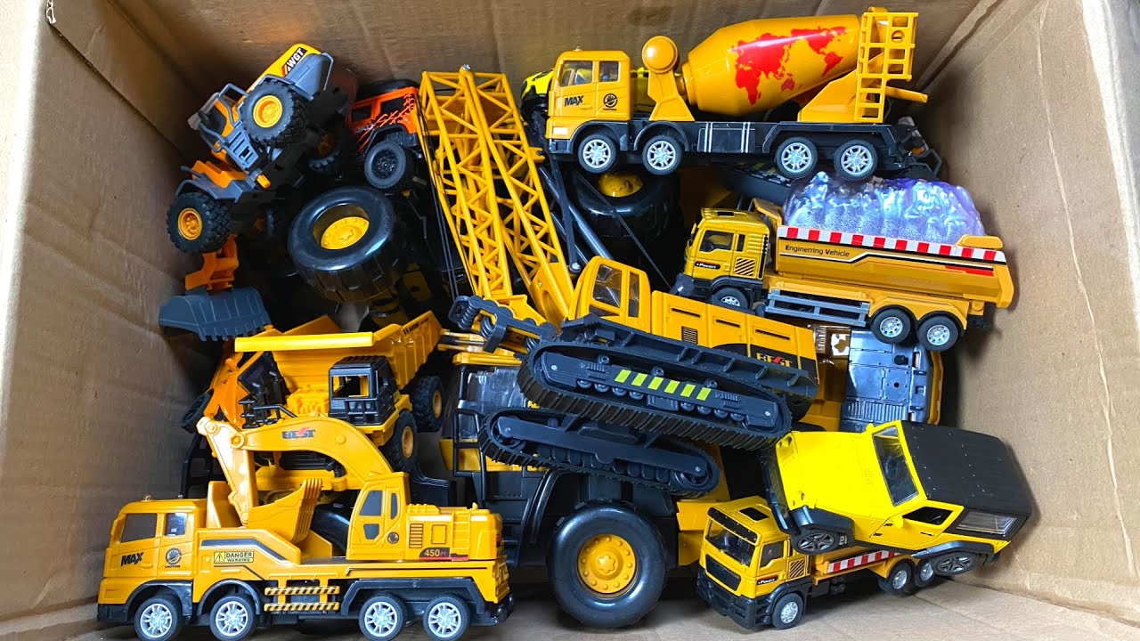 RC TRACTORS, MEGA RC TRUCKS, RC MACHINES COLLECTION!! EXCAVATOR LESU ET30H-KABOLITE K350-200 DIGGER