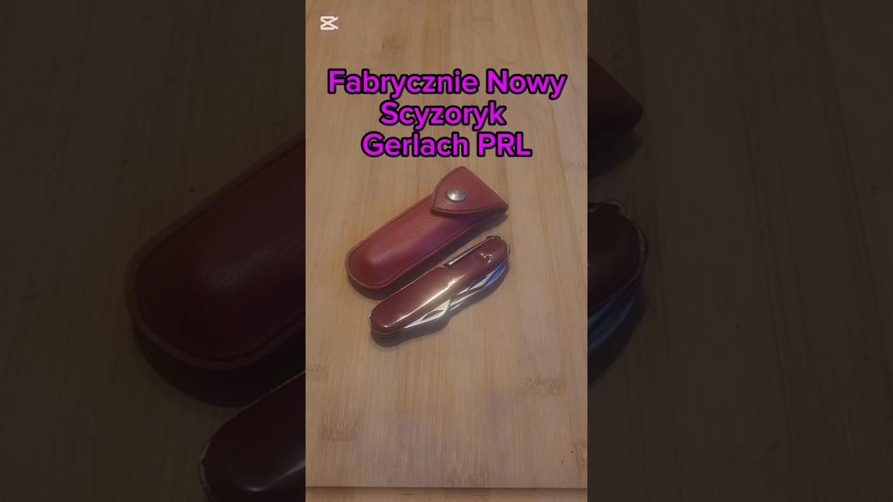 Fabrycznie Nowy Scyzoryk Gerlach PRL