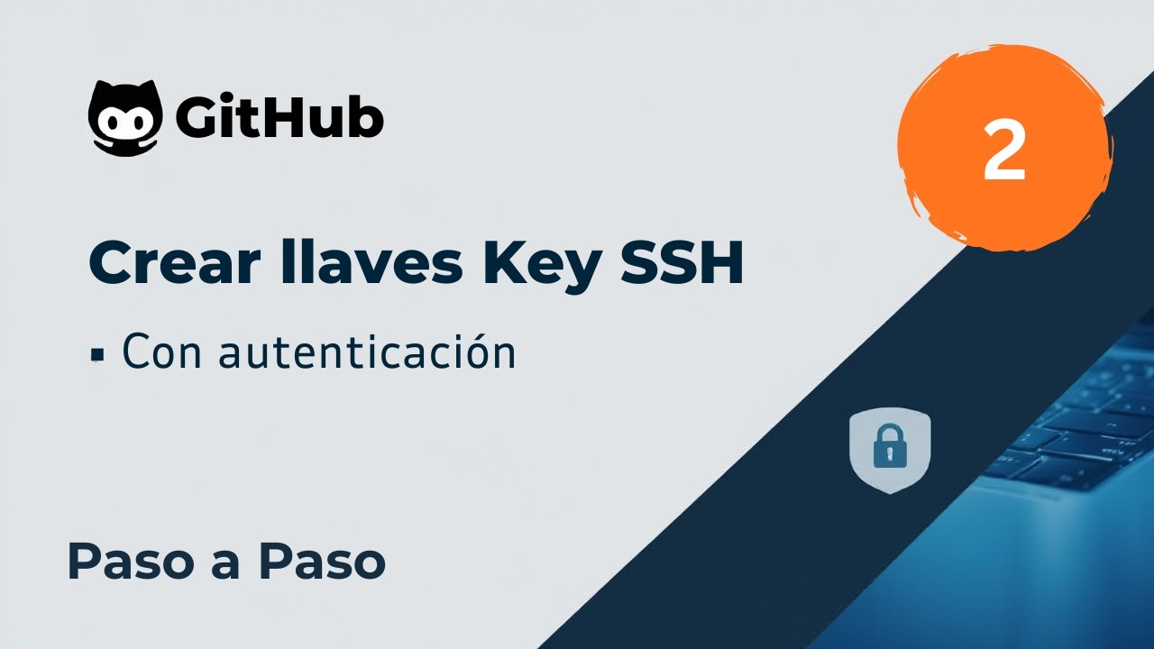 2 Crear llave ( KEY SSH ) y Autenticarnos con GITHUB | TUTORIAL