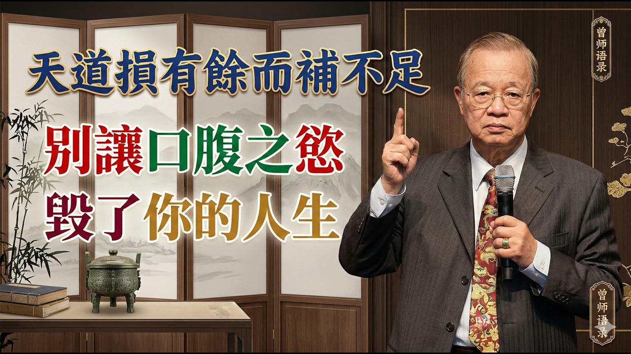 為什麼現在的人脾氣越來越暴躁？曾仕强：餐桌上的這個習慣正在毀掉你！#曾仕强 #易经智慧 #健康養生 #風水運勢 #傳統文化 #因果法則