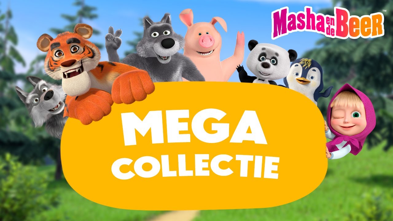 Masha en de Beer 📣 MEGA collectie 📣 Vol avonturen 🫂💙 Aflevering collectie 🎬