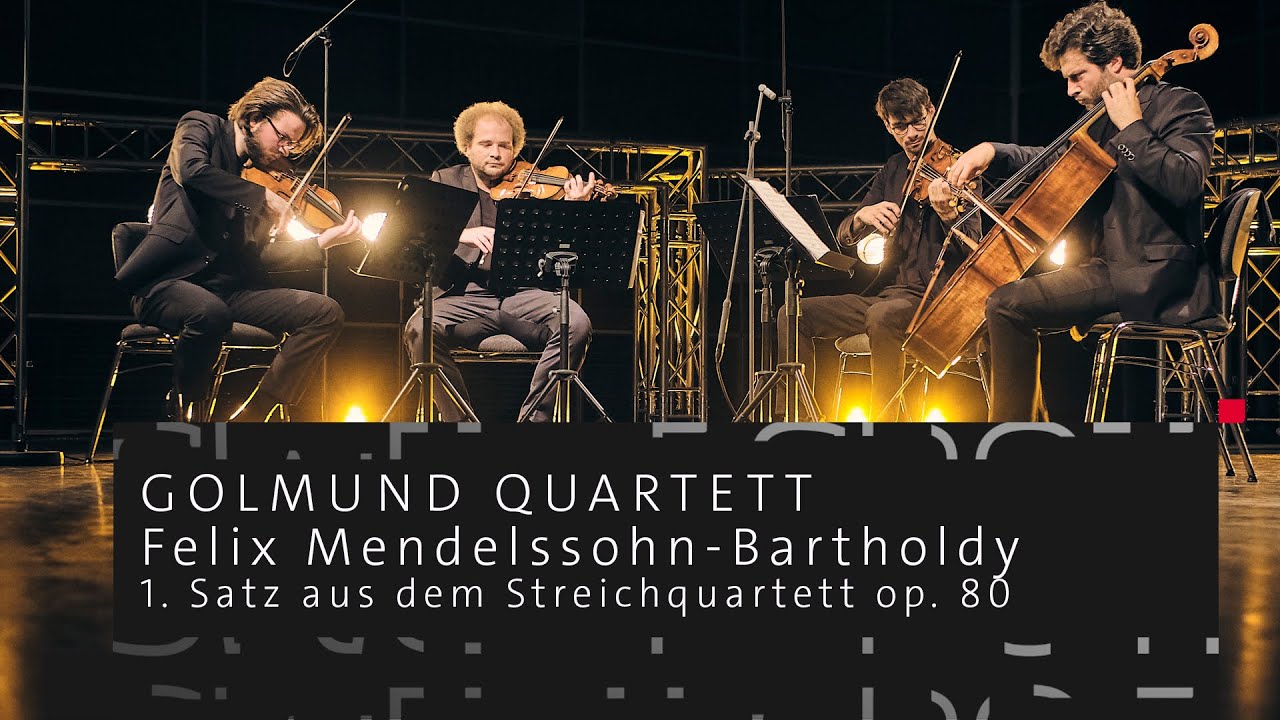 Goldmund Quartett 1. Satz aus dem Streichquartett, op. 80 von Mendelssohn Bartholdy  | SWEET SPOT.