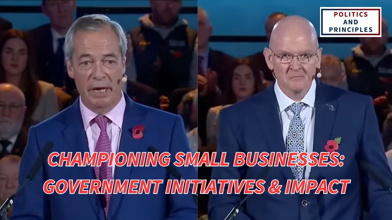 Основатель Checkatrade Кевин Бирн выступает на открытии конференции Reform UK Small Business